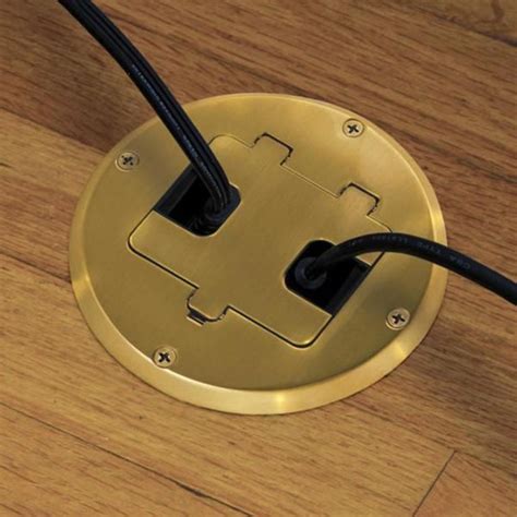 recessed flush mounted floor outlets